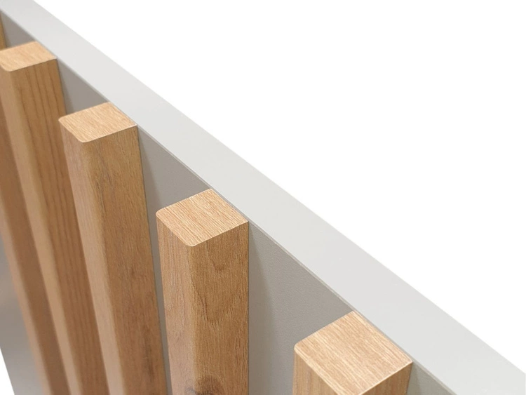 Kommode mit Türen und Schubladen 155 cm Macron Grau Artisan Eiche