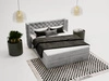 Boxspringbett mit Bettkasten 160x200 Lion Grau