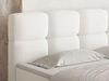 Boxspringbett mit Bettkasten 120x200 Rivon Creme