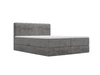 Boxspringbett mit Bettkasten 120x200 Forte Grau