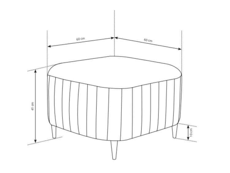 Sitz Pouf Limon Beige
