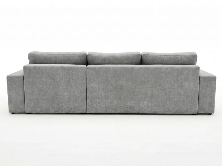 Ecksofa L-Form fürs Wohnzimmer Nesto Rechts Grau