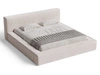Polsterbett mit Bettkasten und Lattenrost 140x200 Mali Beige