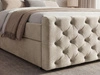 Boxspringbett mit Bettkasten 140x200 Montego Creme