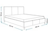 Polsterbett mit Lattenrost 180x200 Trio Grau