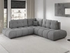 Ecksofa mit Schlaffunktion und Bettkasten Links Kair Grau