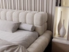 Polsterbett mit Lattenrost 140x200 Imagine Beige