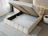 Polsterbett mit Bettkasten und Lattenrost 120x200 Modo Beige