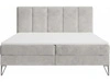 Boxspringbett mit Bettkasten 120x200 Vendi grau