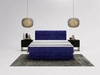 Boxspringbett mit Bettkasten 160x200 Forte Dunkelblau