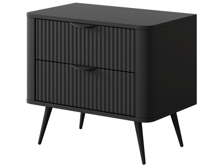 Nachtschrank Latina Schwarz