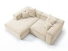 Ecksofa L Links Vellaro Creme