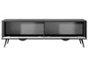 TV-Lowboard mit Türen 163 cm Latina Schwarz