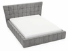 Polsterbett mit Bettkasten und Lattenrost 180x200 Paris Grau