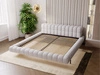 Polsterbett mit Lattenrost 120x200 Imagine Grau