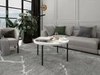 Runder Couchtisch Sevilla Weiß Glanz