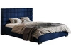 Polsterbett mit Bettkasten und Lattenrost 120x200 Terra Dunkelblau