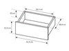 Schreibtisch mit Schubladen Anes Beige