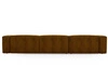 Wohnlandschaft Universell Moderne Cord Ecksofa Landi Honigfarben