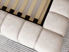 Polsterbett mit Bettkasten und Lattenrost 160x200 Italia Creme