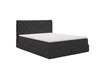Boxspringbett mit Bettkasten 140x200 Canolo Schwarz