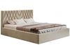 Polsterbett mit Bettkasten und Lattenrost 160x200 Andri Beige