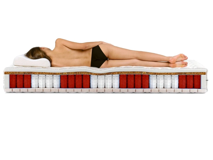 Taschenfederkernmatratze Multipocket mit Polyurethanschaum Verano 100x200