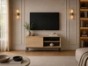 TV-Lowboard mit Türen 100 cm Soroko Hickory