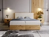Boxspringbett mit Bettkasten 140x200 Forest Beige