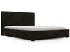 Polsterbett mit Bettkasten und Lattenrost 200x200 Malmo Braun