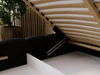 Polsterbett mit Stauraum und Lattenrost 140x200 Cloud Soft Schwarz