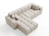 Ecksofa L-Form Links Moderne Ecksofa Loopo Beige