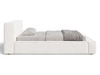 Polsterbett mit Bettkasten und Lattenrost 140x200 Mali Creme