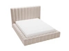 Polsterbett mit Bettkasten und Lattenrost 120x200 Rotto Beige
