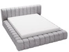 Polsterbett mit Bettkasten und Lattenrost 120x200 Italia Grau