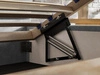 Polsterbett mit Bettkasten und Lattenrost 140x200 Tesis Beige