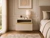 Nachttisch mit Schublade Roland Beige