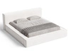 Polsterbett mit Bettkasten und Lattenrost 160x200 Mali Creme