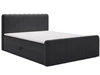 Boxspringbett mit Bettkasten 180x200 Osteno Schwarz