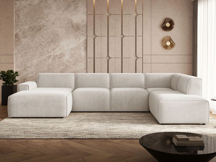 Wohnlandschaft Rechts Belluno Hellbeige