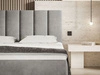 Boxspringbett mit Bettkasten 120x200 Cascada Grau