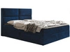 Boxspringbett mit Bettkasten 140x200 Hera Dunkelblau