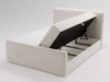 Boxspringbett mit Bettkasten 180x200 Osteno Creme