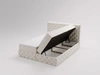 Boxspringbett mit Bettkasten 160x200 Canolo Beige