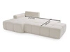 Ecksofa L-Form Rechts mit Schlaffunktion und Bettkasten Montero Braun
