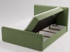 Boxspringbett mit Bettkasten 140x200 Osteno Grün