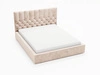 Polsterbett mit Bettkasten und Lattenrost 180x200 Roma Beige