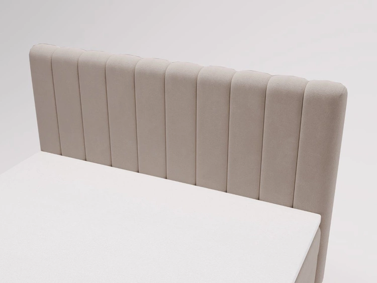 Boxspringbett mit Bettkasten 160x200 Primavera Beige