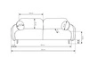Schlafsofa mit Bettfunktion und Bettkasten Alta Beige