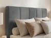 Boxspringbett mit Bettkasten 160x200 Vendi grau